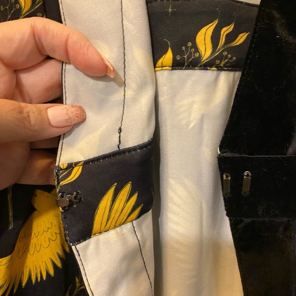 Rebel Love vintage 50’s pinup look Kimono style dress , front closure size L NWT - Picture 10 of 10